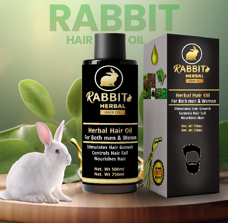 Natural Rabbit herbal hair oil