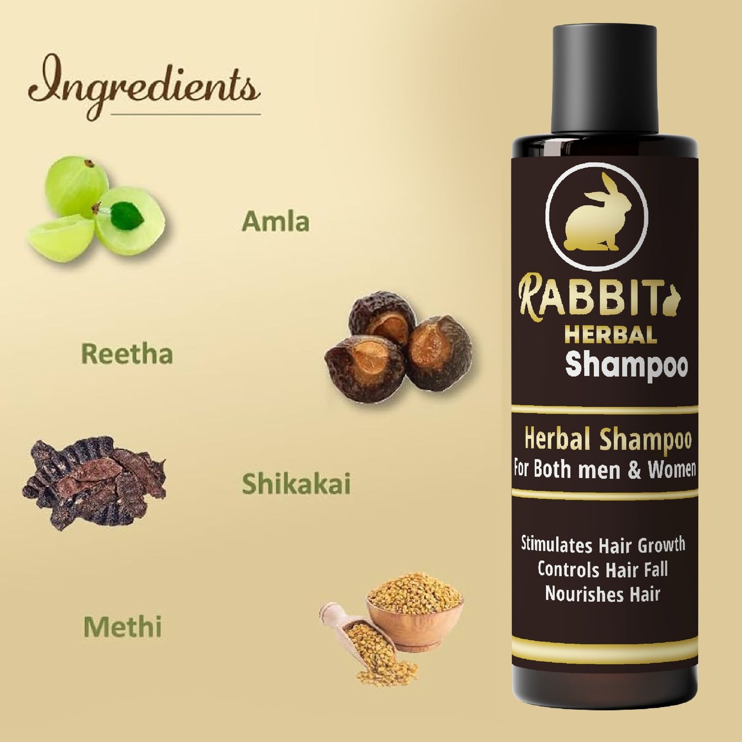 Natural Rabbit herbal hair oil