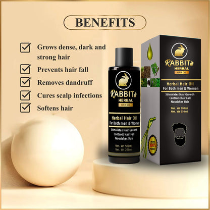 Natural Rabbit herbal hair oil